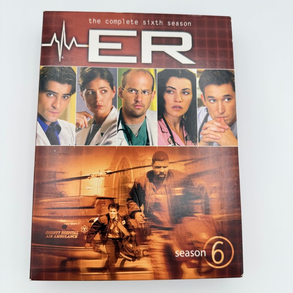 ER The Complete Sixth Season DVD Box Set Warner Bros (Season 6)